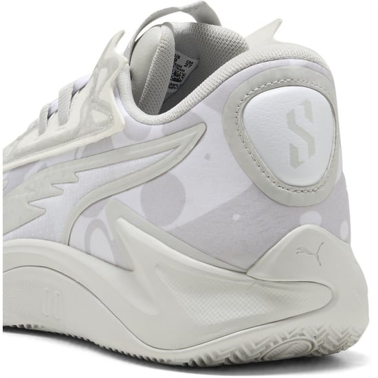 Men's Puma Scoot Zeros Ii Basketball Trainers in Glacial Gray-P - Image 6