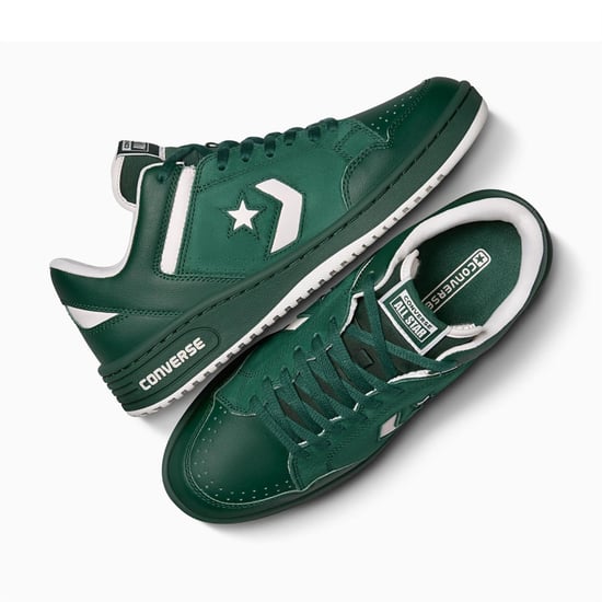 Men's Converse Adults Weapon Low Top Trainers in 386-Green Env - Image 4