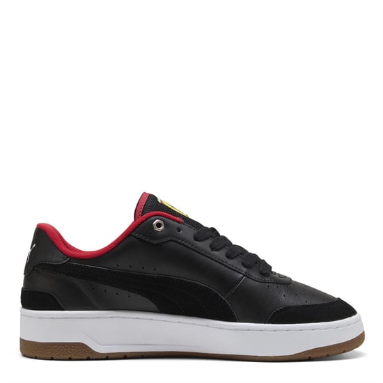 Men's Puma Ferrari Ca Match Low Top Trainers in Puma Black-Pu - Image 4