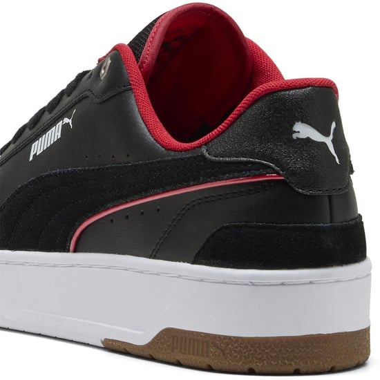 Men's Puma Ferrari Ca Match Low Top Trainers in Puma Black-Pu - Image 5