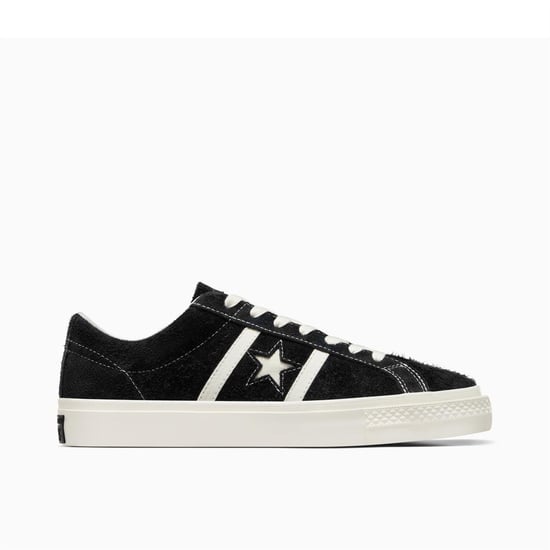 Men's Converse Adults One Star Academy Pro Suede Skate Shoes in 001-Black/Egr - Image 1
