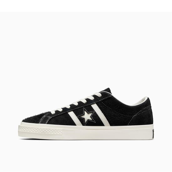 Men's Converse Adults One Star Academy Pro Suede Skate Shoes in 001-Black/Egr - Image 2