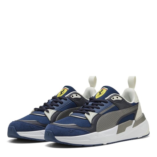 Men's Puma Ferrari Trinity 2 Low Top Trainers in Persian Blue- - Image 1