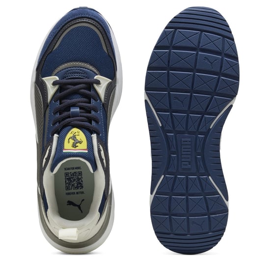 Men's Puma Ferrari Trinity 2 Low Top Trainers in Persian Blue- - Image 3