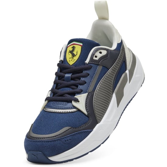 Men's Puma Ferrari Trinity 2 Low Top Trainers in Persian Blue- - Image 6