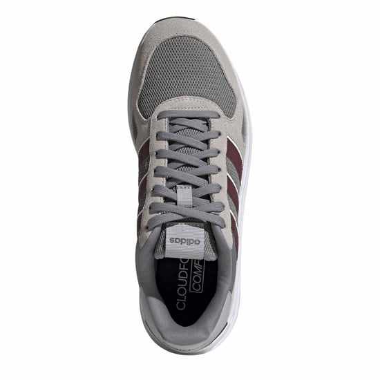 Men's adidas Run 84 Trainers in Grey Three/Shad - Image 5