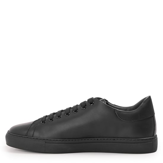 Men's Moschino Low Top Trainers in Black - Image 2