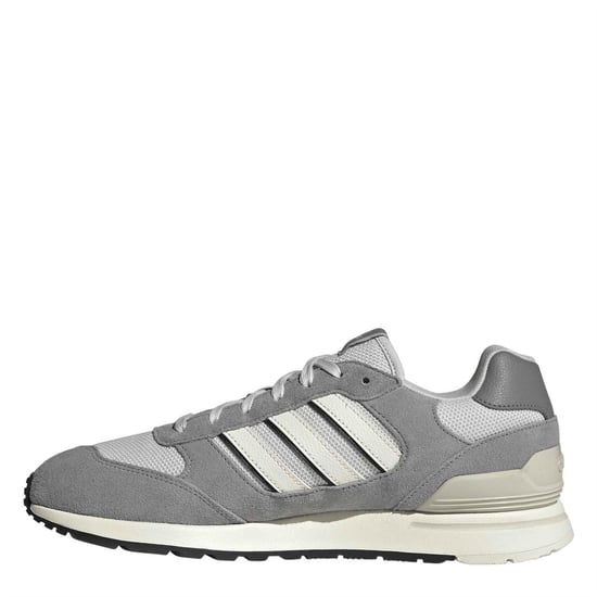Men's adidas Run 80s Trainers in Grey One/Off Wh - Image 2