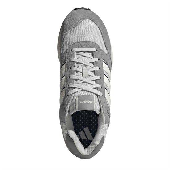 Men's adidas Run 80s Trainers in Grey One/Off Wh - Image 5