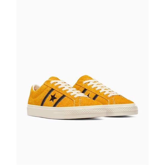 Men's Converse Adults One Star Academy Pro Suede Skate Shoes in 740-Sunflower - Image 3