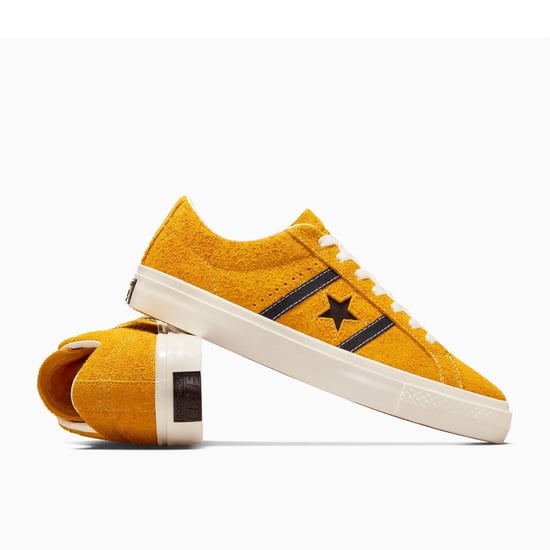 Men's Converse Adults One Star Academy Pro Suede Skate Shoes in 740-Sunflower - Image 5