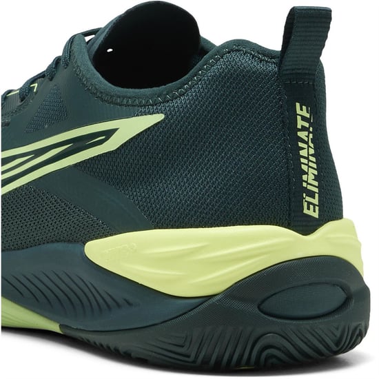 Men's Puma Eliminate Nitro 4 Handball Trainers in Green Terrain - Image 5