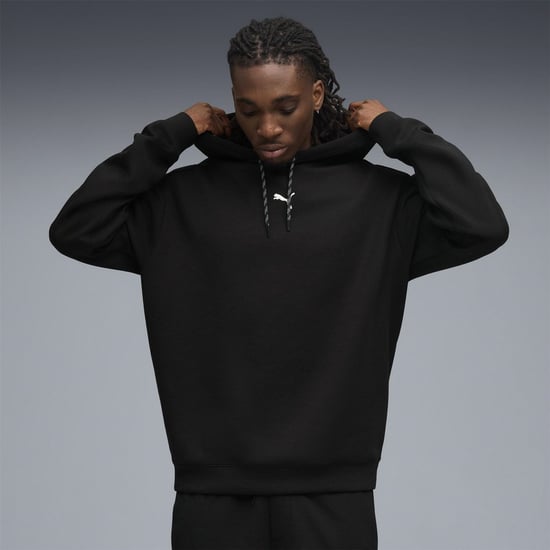 Men's Puma Cloudspun Performance Hoodie in Black - Image 3