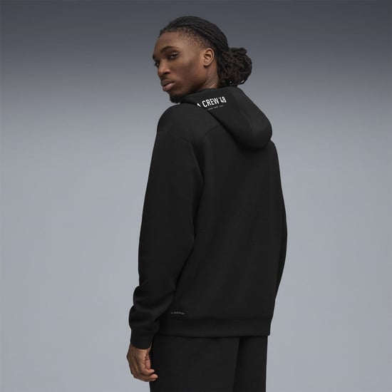 Men's Puma Cloudspun Performance Hoodie in Black - Image 4