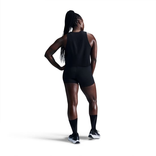 Women's Nike Aeroswift Running Vest in Black/White - Image 6