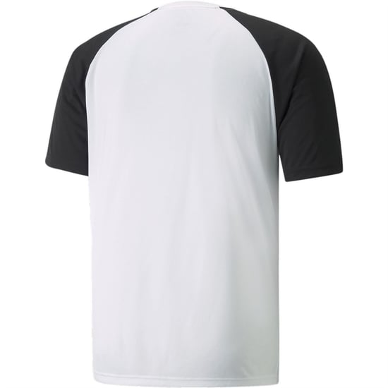 Men's Puma Teampacer Jersey T-Shirt in White/Black - Image 2