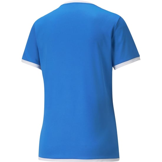 Women's Puma Teamliga Jersey W Referee Shirt in Bluelemon White - Image 2