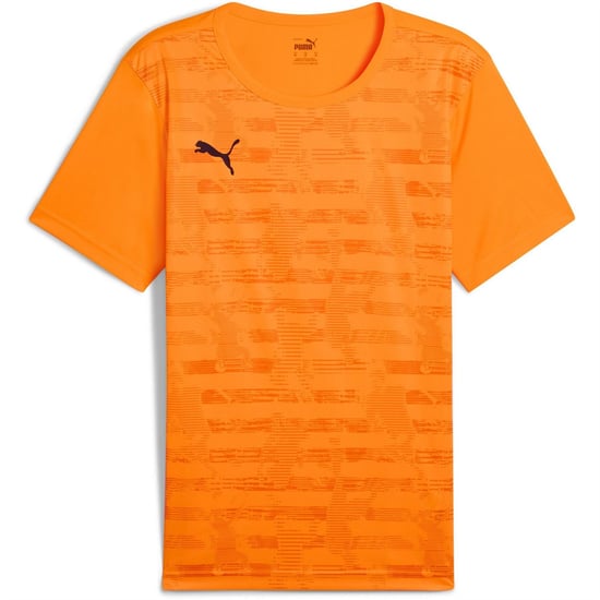 Men's Puma Individualrise Graphic Jersey T-Shirt in Heat Fire - Image 1