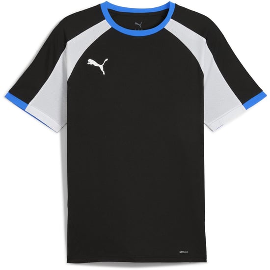 Men's Puma Individualliga Jersey T-Shirt in Black/Wh - Image 1