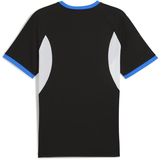 Men's Puma Individualliga Jersey T-Shirt in Black/Wh - Image 2