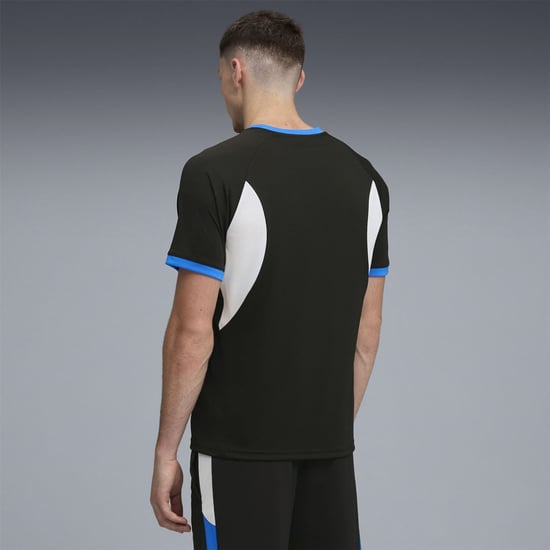 Men's Puma Individualliga Jersey T-Shirt in Black/Wh - Image 4