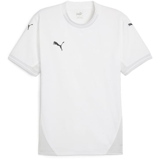 Men's Puma Teamfinal Jersey T-Shirt in White/Bl - Image 1