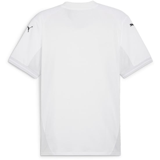 Men's Puma Teamfinal Jersey T-Shirt in White/Bl - Image 2