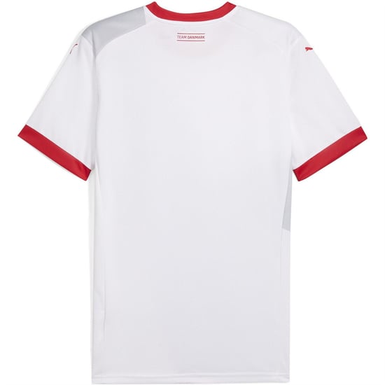 Men's Puma Dhf Away Jersey T-Shirt in White/Light Gry - Image 2