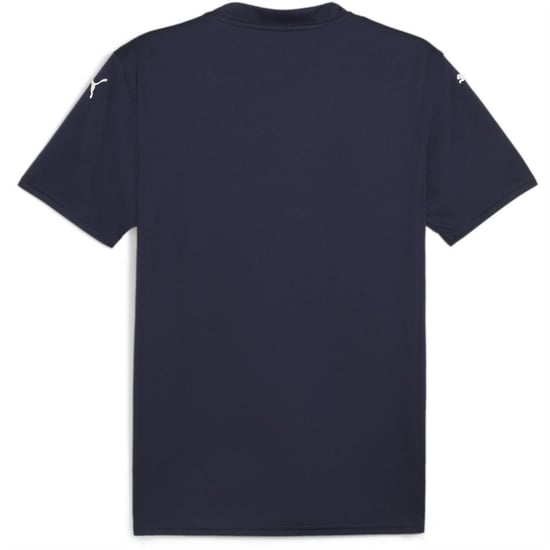 Men's Puma Teamglory Jersey T-Shirt in Navy/White - Image 2