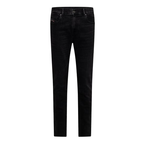 Men's Diesel 2019 D Strukt Slim Fit Jeans in Black/Grey De - Image 1