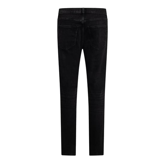Men's Diesel 2019 D Strukt Slim Fit Jeans in Black/Grey De - Image 2