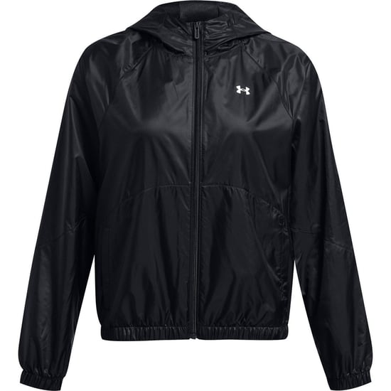 Women's Under Armour Sport Windbreak Jacket Windbreaker in Black - Image 1