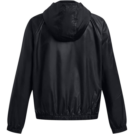 Women's Under Armour Sport Windbreak Jacket Windbreaker in Black - Image 2