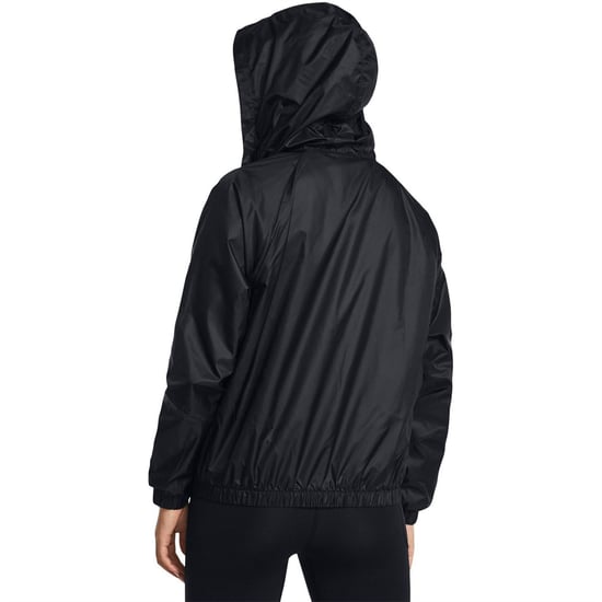 Women's Under Armour Sport Windbreak Jacket Windbreaker in Black - Image 4