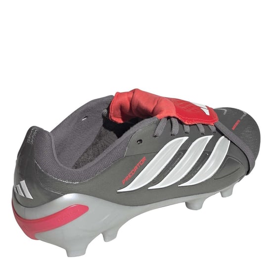 Boys adidas Predator Elite Firm Ground Football Boot in Iron Met - Image 4