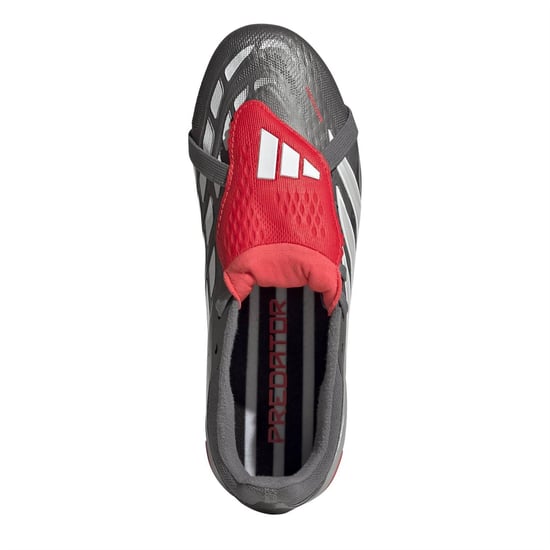 Boys adidas Predator Elite Firm Ground Football Boot in Iron Met - Image 5