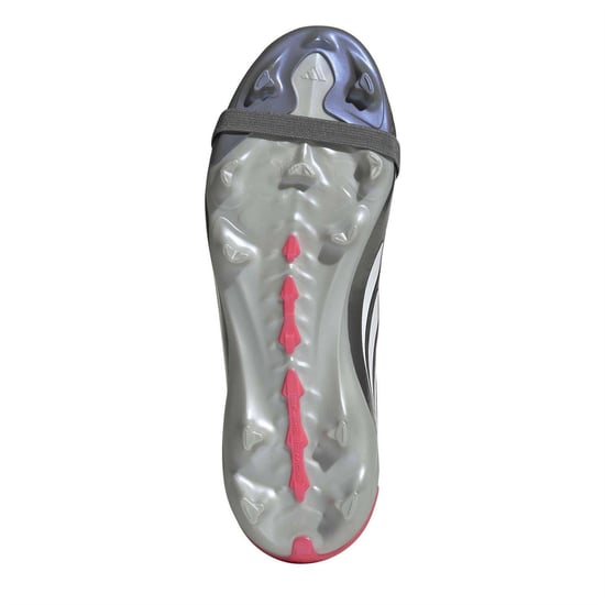 Boys adidas Predator Elite Firm Ground Football Boot in Iron Met - Image 6