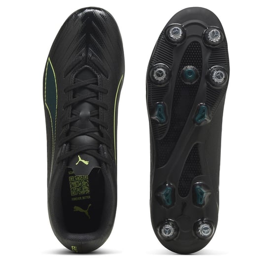 Men's Puma 6 Play Mxsg Soft Ground Football Boots in Puma Black - Image 3