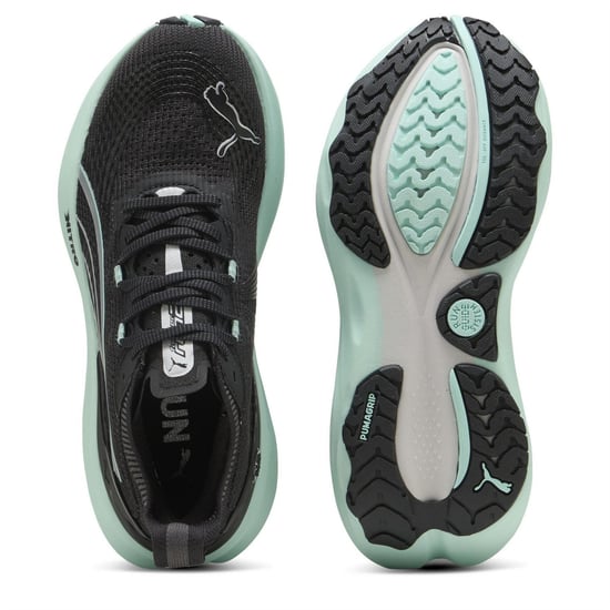 Women's Puma Foreverrun Nitro 2 Wn Road Running Shoes in Black-Mintme - Image 3