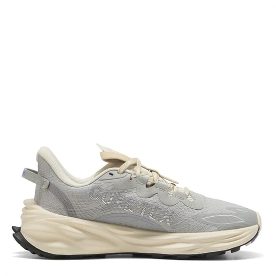Women's Puma Fast Trac Nitro 3 GorE-Tex Off Road Trail Running Shoes in Grey Echo - Image 4