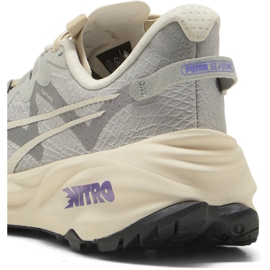 Women's Puma Fast Trac Nitro 3 GorE-Tex Off Road Trail Running Shoes in Grey Echo - Image 5