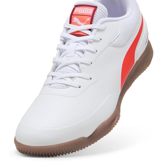 Men's Puma Truco III Indoor Football Boots in Puma White-Gl - Image 6