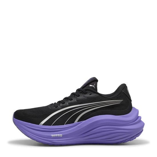 Women's Puma Magmax Nitro Wns Road Running Shoes in Black-Darkam - Image 2