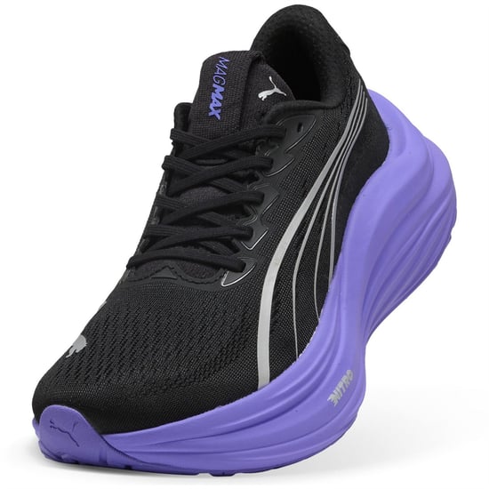 Women's Puma Magmax Nitro Wns Road Running Shoes in Black-Darkam - Image 6