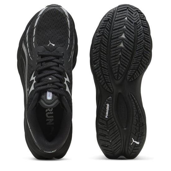 Women's Puma Velocity Nitro 4 GorE-Tex Running Shoes in Black-Si - Image 3