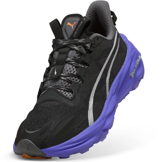 Women's Puma Fast Trac Nitro 3 Wns Trail Running Shoes in Black-Darkam - Image 6