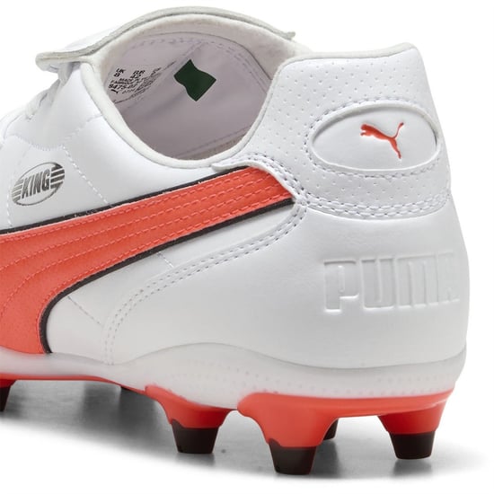 Men's Puma Liga Firm Ground Football Boots in Puma White - Image 5