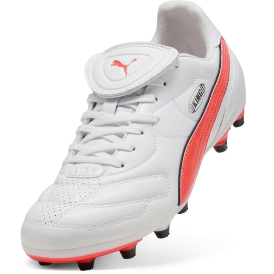 Men's Puma Liga Firm Ground Football Boots in Puma White - Image 6