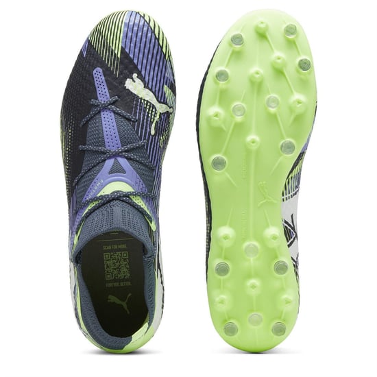 Men's Puma Future 7 Pro+ Mg Firm Ground Football Boots in Gray Skies-Pu - Image 4