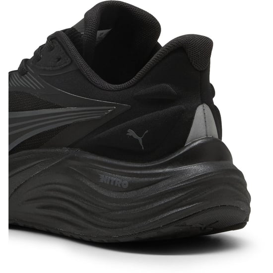 Women's Puma Electrify Nitro 4 Running Shoes in Black-Duskyg - Image 5